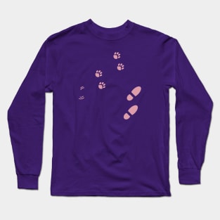 Pawprints & Footsteps Long Sleeve T-Shirt